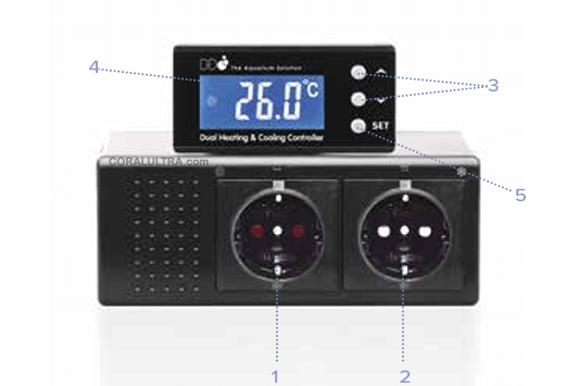 d-d dual heating & cooling controller