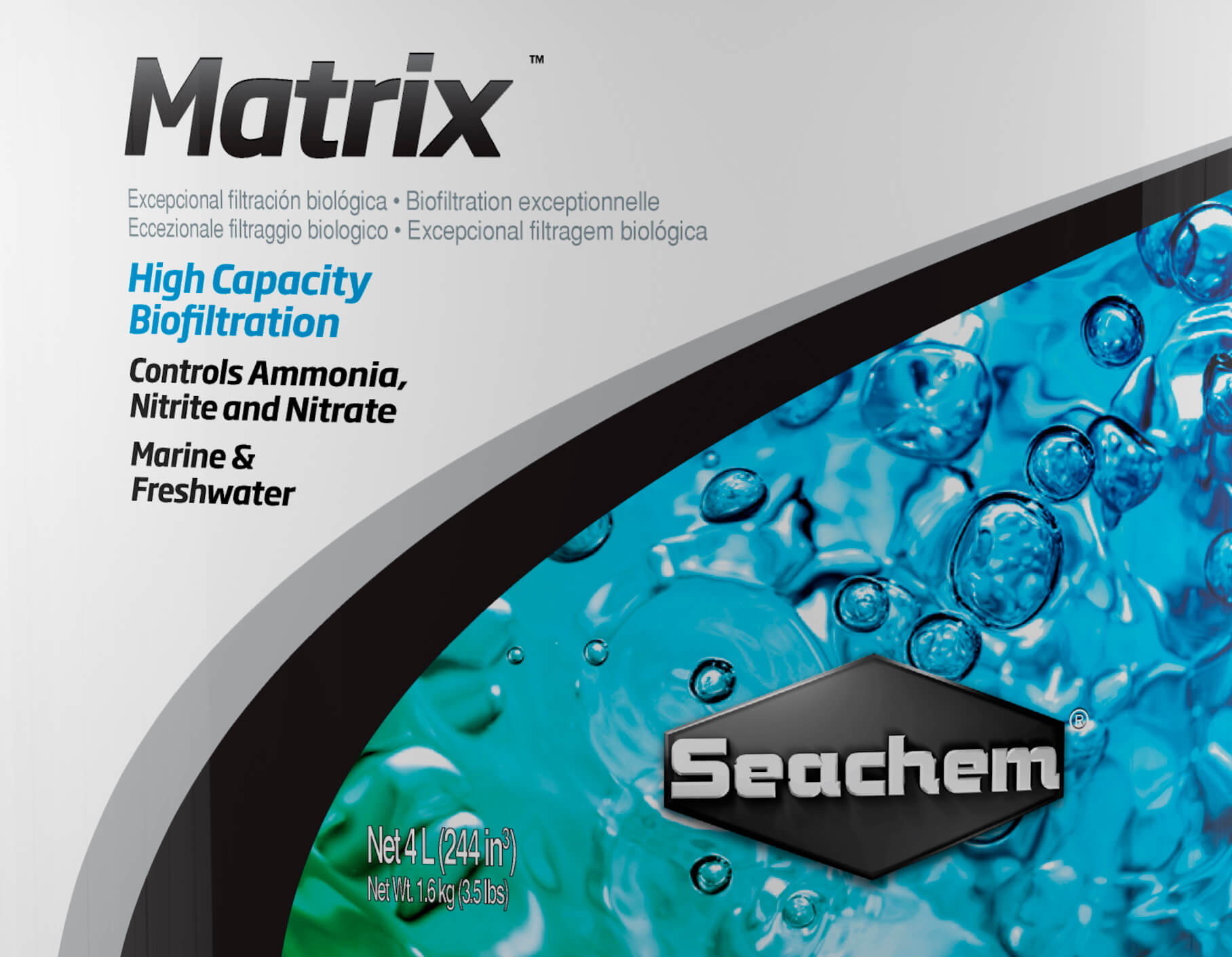 Seachem Matrix — cerâmica ciclo completo — CoralUltra