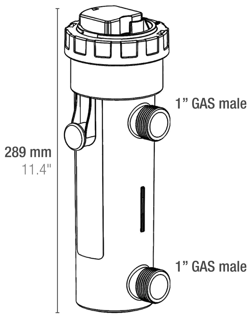 SICCE UV-C_Clarifier_dimensions CORALULTRA