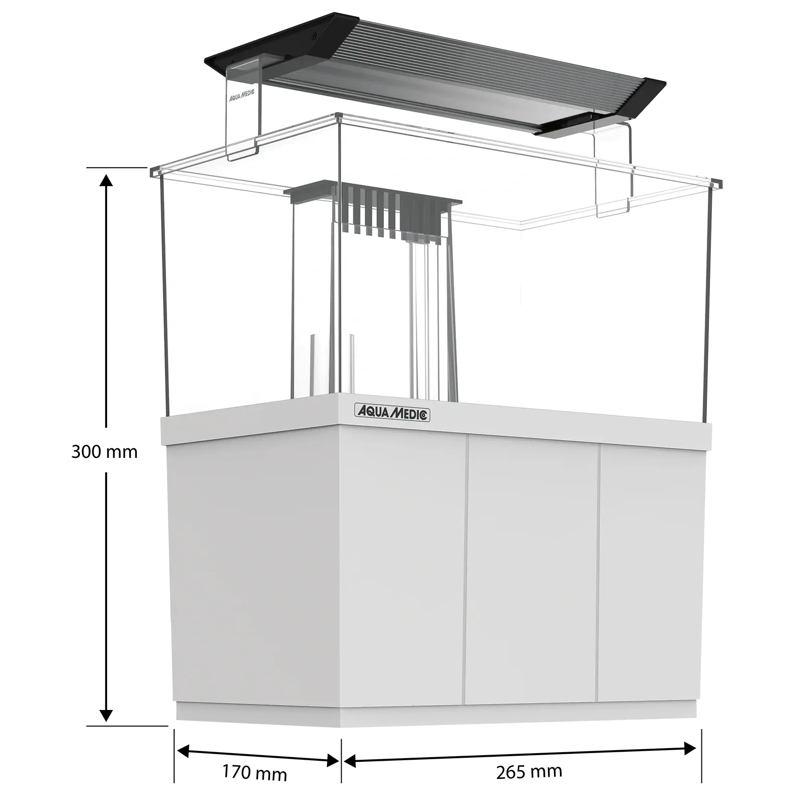 Aquamedic pico-reef Armatus XS dimensions