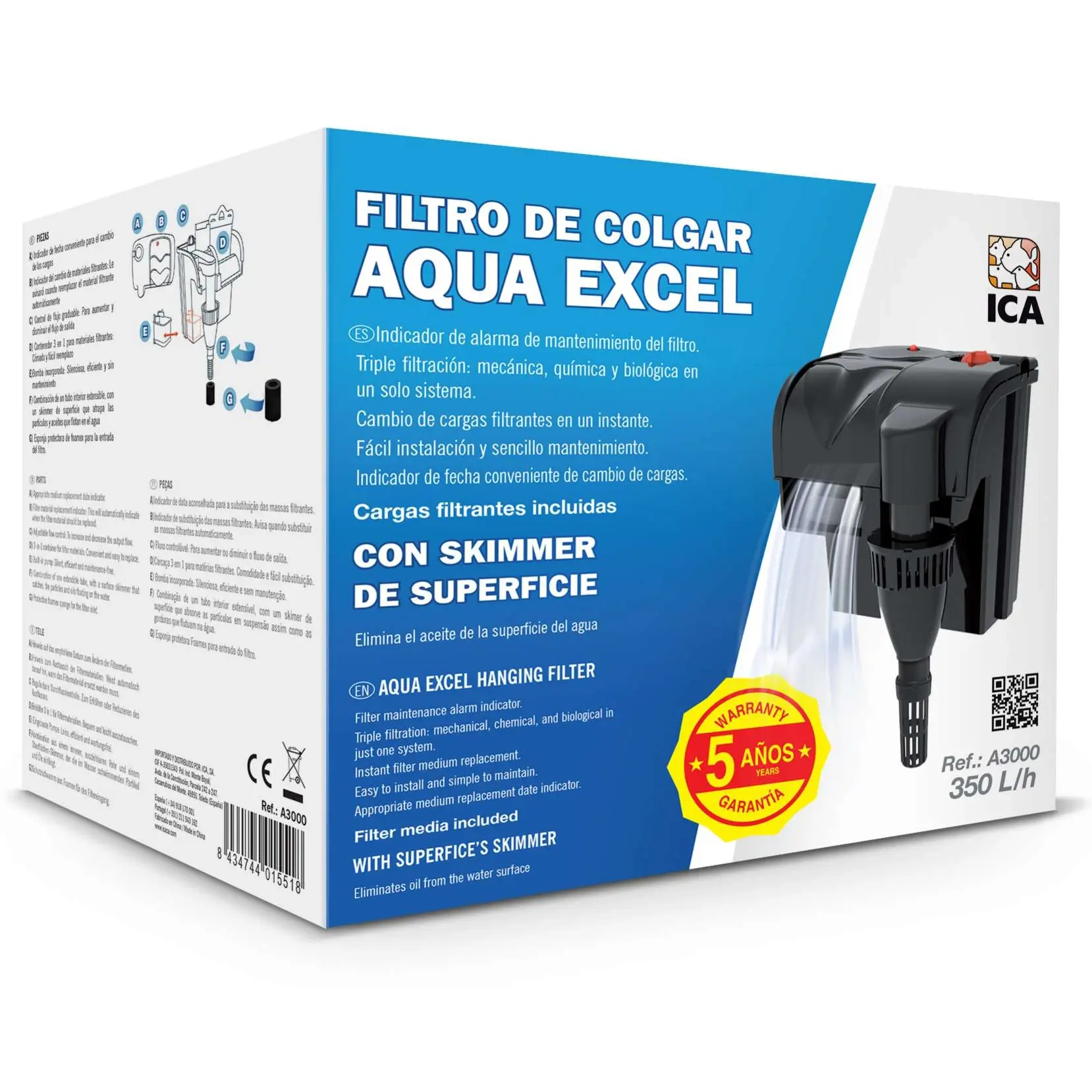 Aqua Excel A2000 caixa CORALULTRA