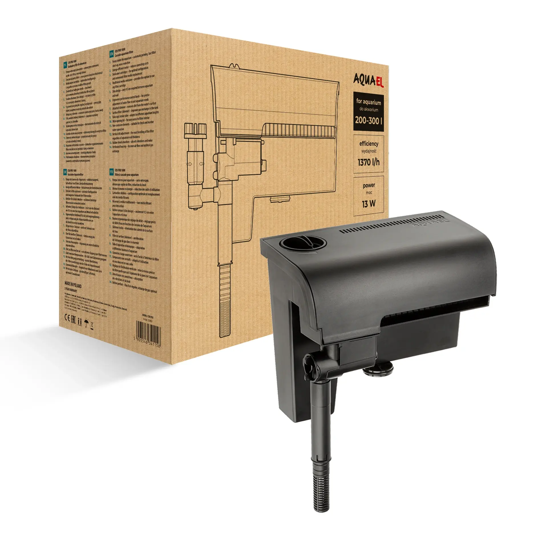 Aquael FZN PRO 1500 Box CORALULTRA