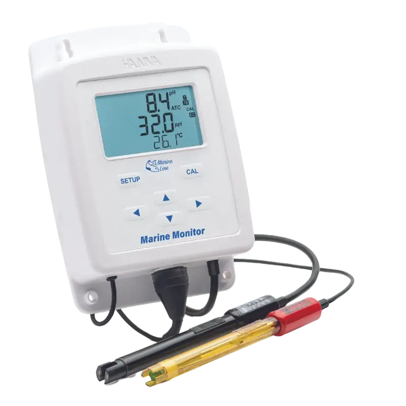 Hanna Monitor de Salinidade, PH e Temp CORALULTRA